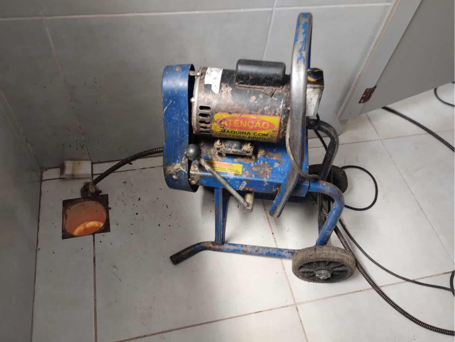 máquina de limpeza